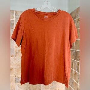 Madewell Women's Burnt Orange Short Sleeve Tee